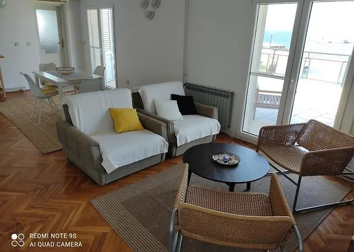 Amazing Seaview With A Balcony Near The - Kneza Trpimira I *